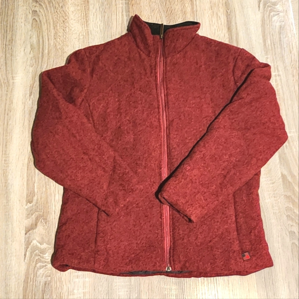 Woolrich Ruby Heather Quilted Wool Jacket Size Small